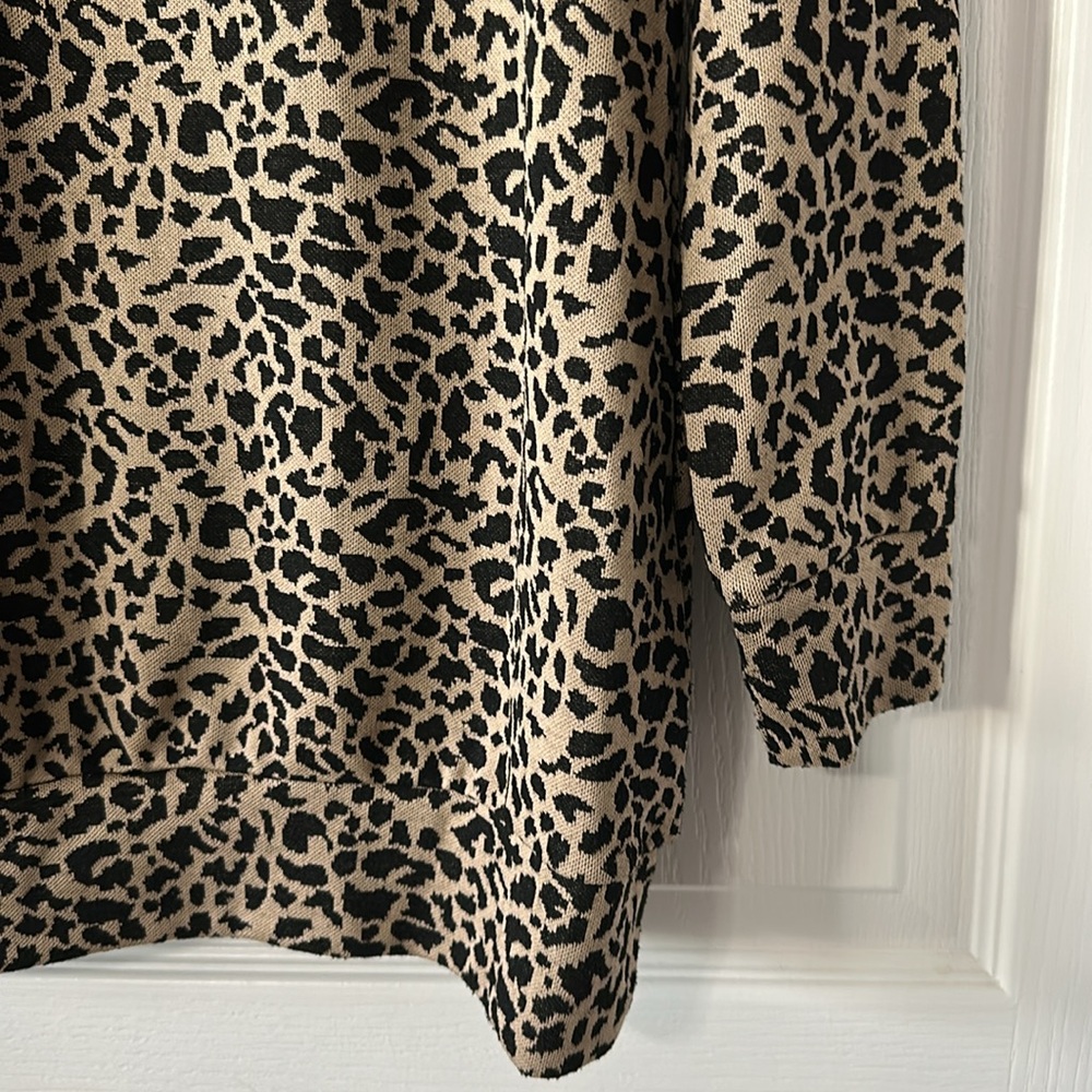 MinkPink Leopard Tunic Sweater